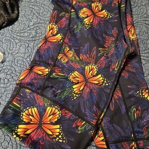 Constantly Varied Gear Multicolor Butterfly Leggings